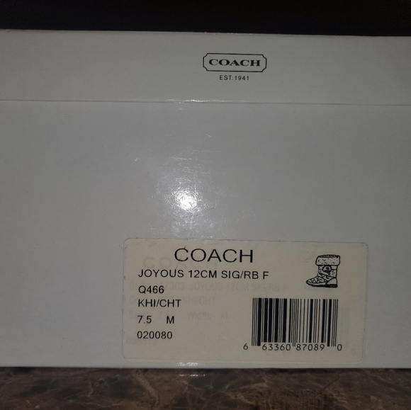 Authentic Coach Joyous Snow Boots - Picture 5 of 6